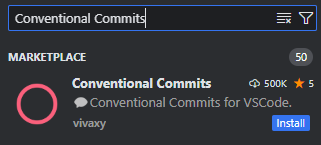 Conventional Commits Extension